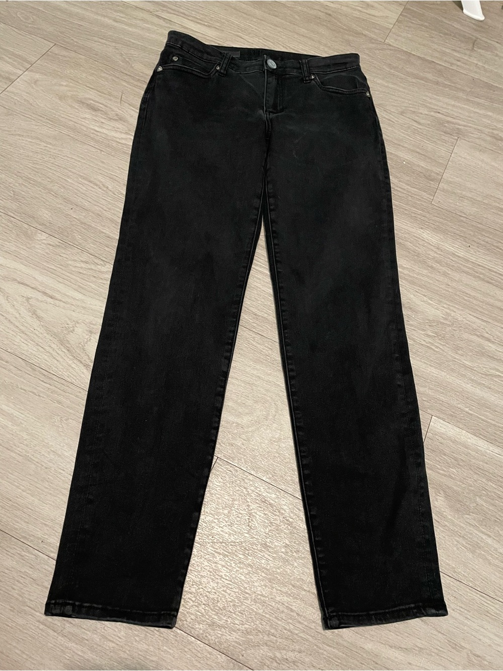 Kut from the Kloth Black Straight Leg Jeans